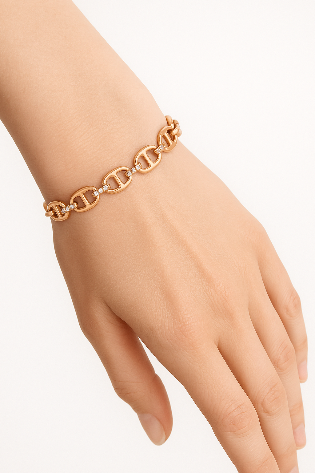 18K Gold Coated Copper Bracelet - #1496