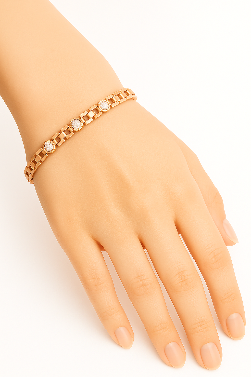 18K Gold Coated Copper Bracelet - #1580
