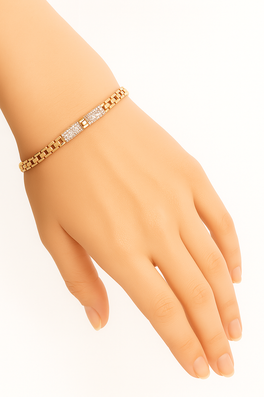 18K Gold Coated Copper Bracelet - #1629