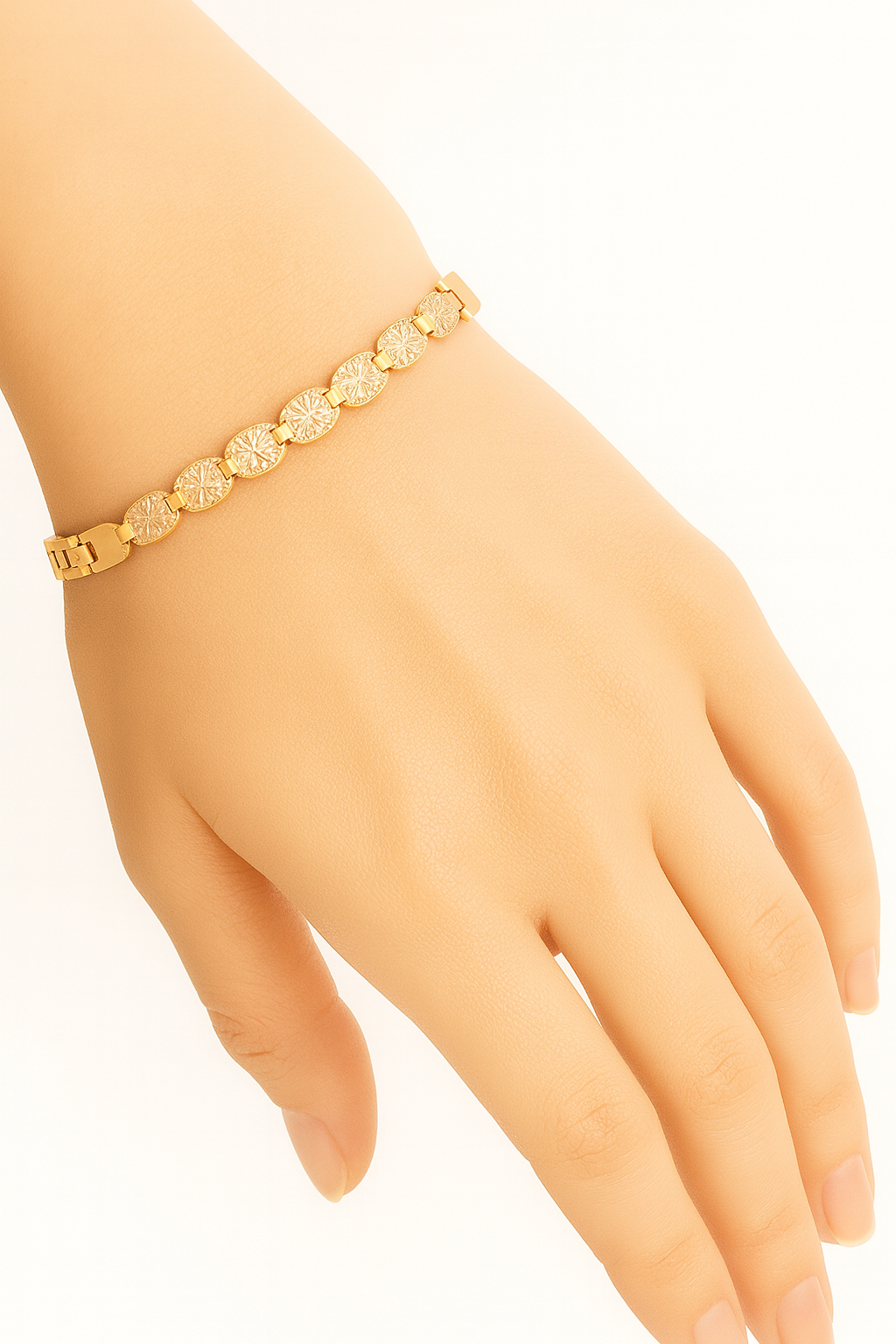 18K Gold Coated Copper Bracelet - #1698