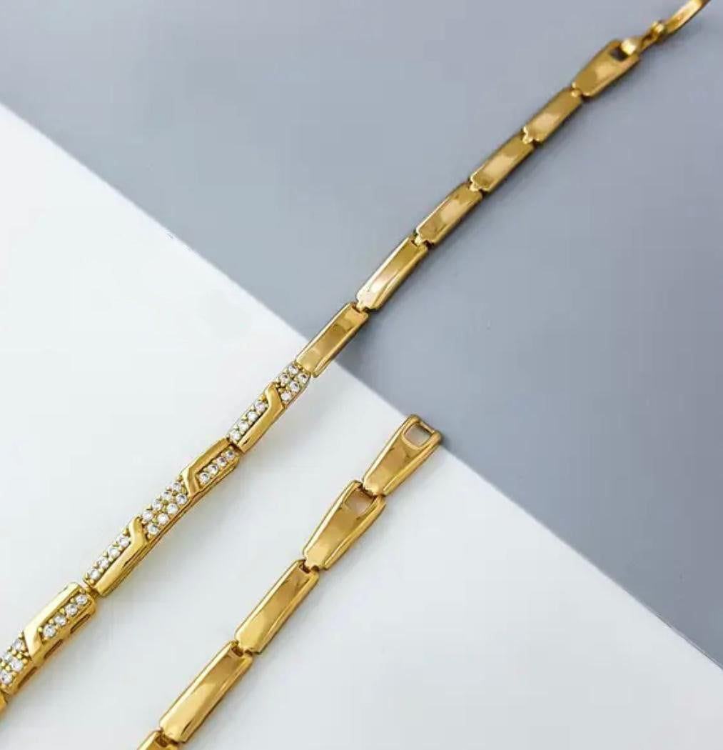 18K Gold Coated Copper Bracelet - #1795