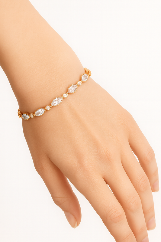 18K Gold Coated Copper Bracelet - #1560