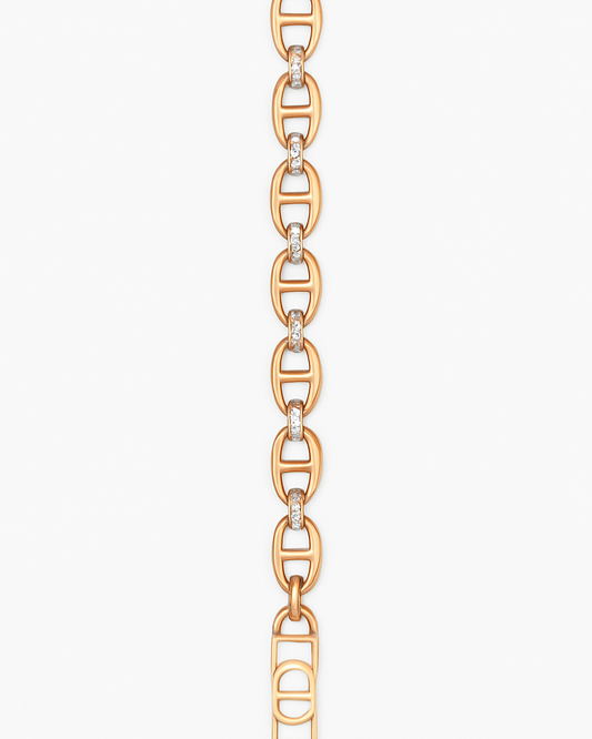 18K Gold Coated Copper Bracelet - #1496
