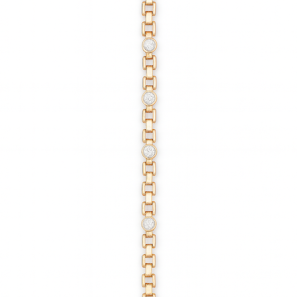 18K Gold Coated Copper Bracelet - #1580