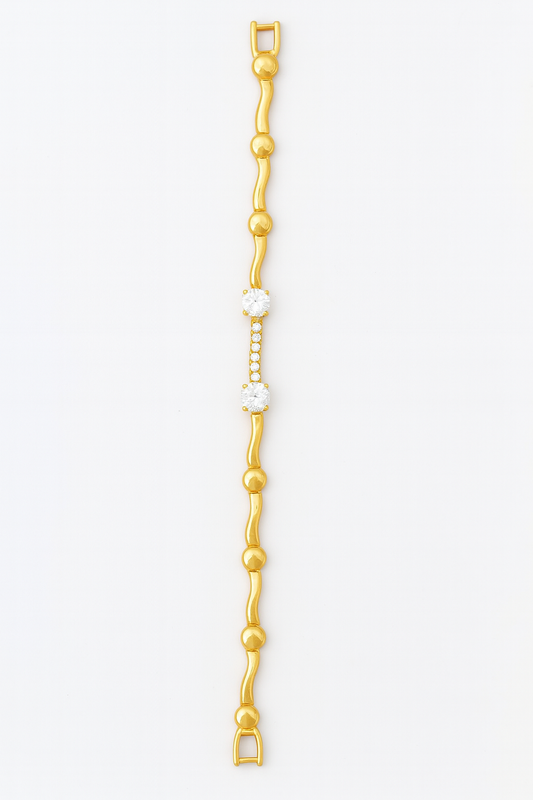 18K Gold Coated Copper Bracelet - #1705